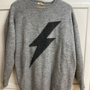 Lightning bolt sweater